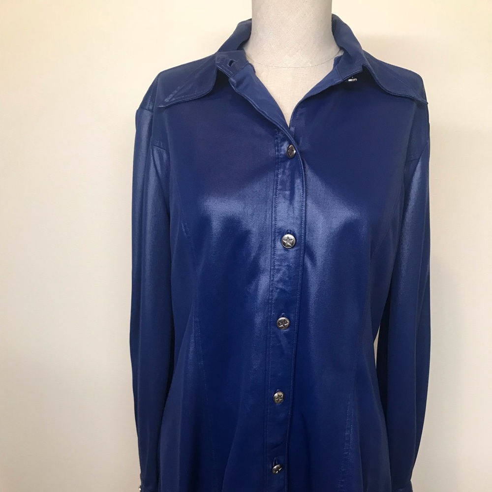Vintage Liberty Bell, Navy Button Down Shirt